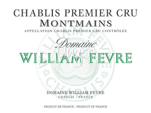 2020 Chablis Montmains Domaine 1er Cru Domaine William Fevre Chablis