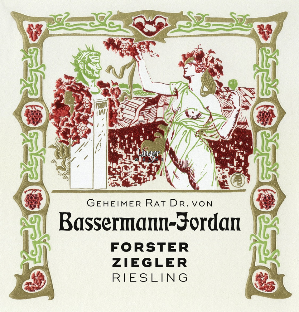 2019 Forster Ziegler Riesling trocken Bassermann Jordan Pfalz