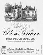 2000 Chateau Cote de Baleau Saint Emilion