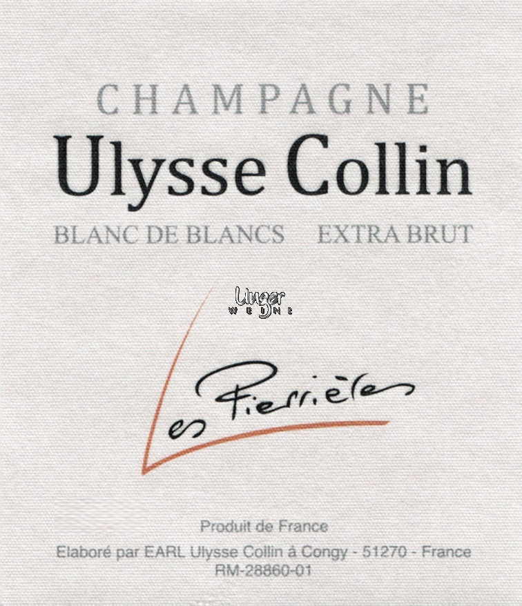 Champagner Les Pierrieres Blanc de Blancs Extra Brut (2014) Collin, Ulysse Champagne