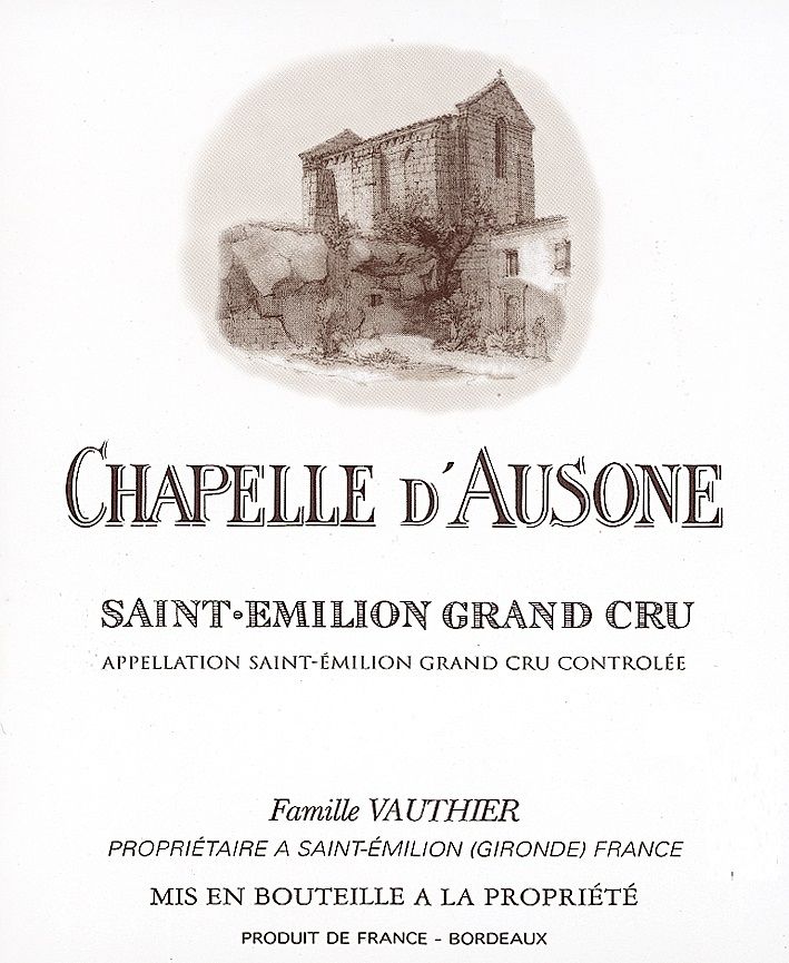 Chateau Ausone - Chapelle d´Ausone 2018 0,75 L