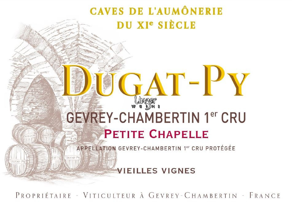 2019 Gevrey Chambertin Petite Chapelle 1er Cru Dugat Py Cote de Nuits