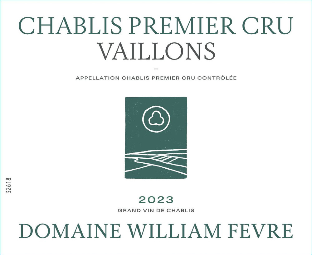Domaine William Fevre - Chablis Vaillons Domaine 1er Cru 2023 0,75 L