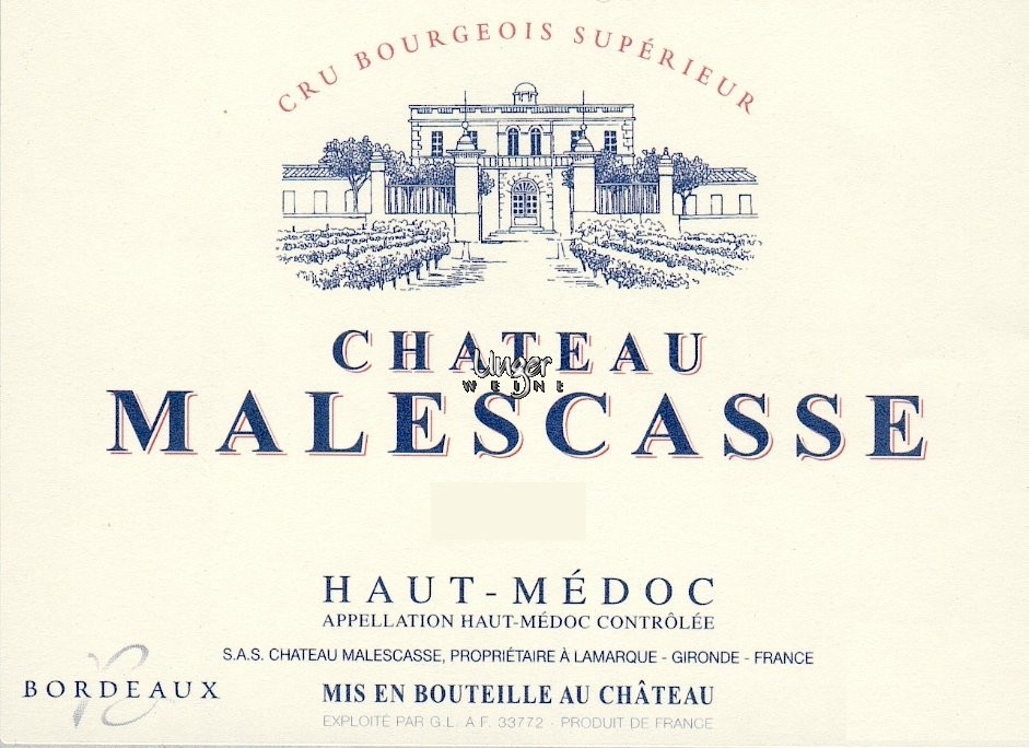 1995 Chateau Malescasse Haut Medoc