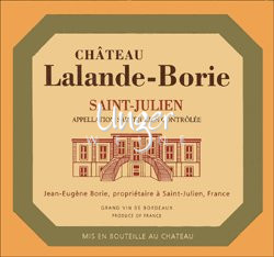 Chateau Lalande Borie 2001