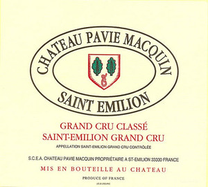 2018 Chateau Pavie Macquin Saint Emilion